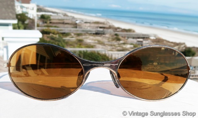 Oakley E-Wire 1.0 Polished Gold Iridium Sunglasses